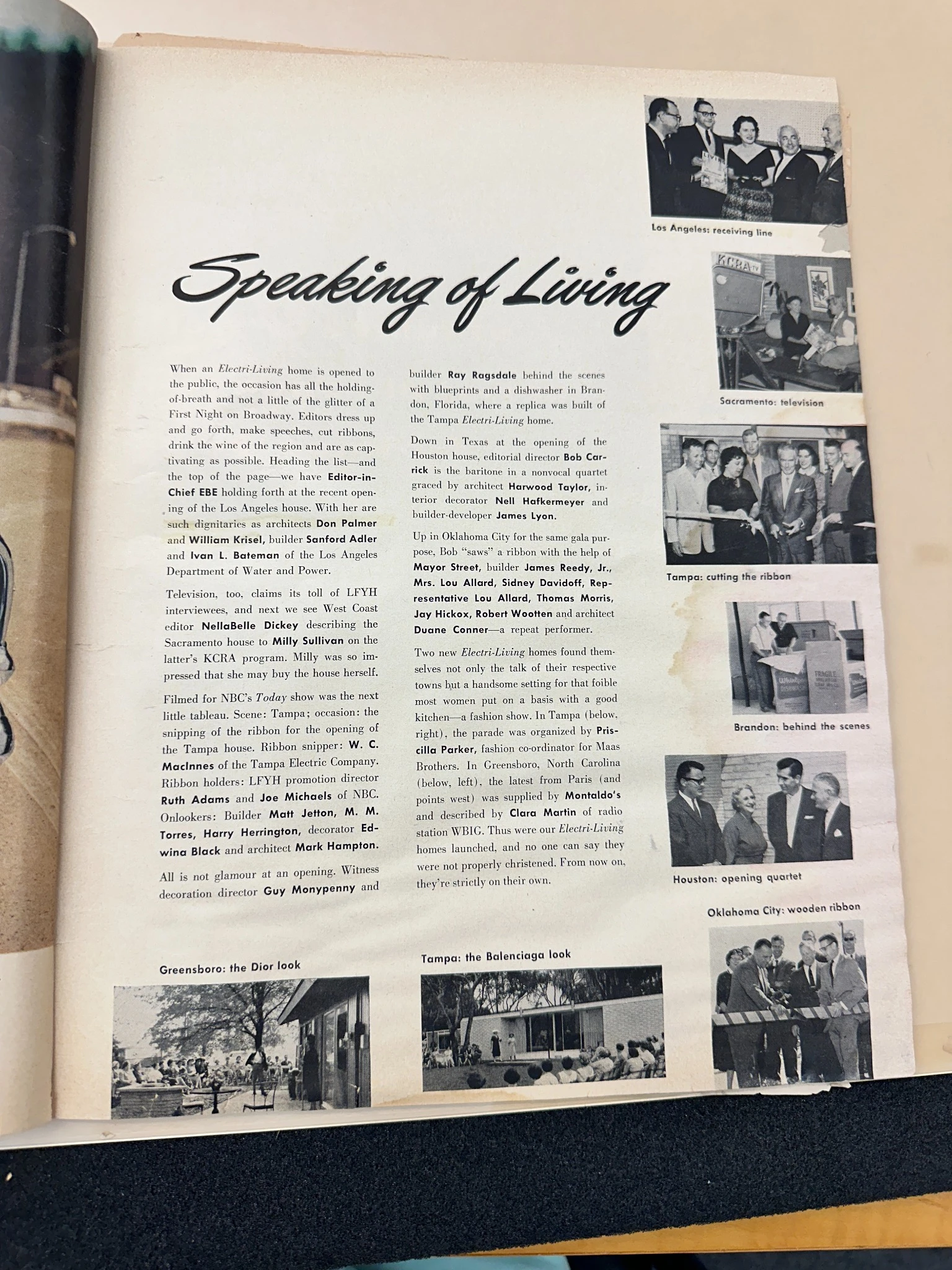 Speaking of Living, original magazine page