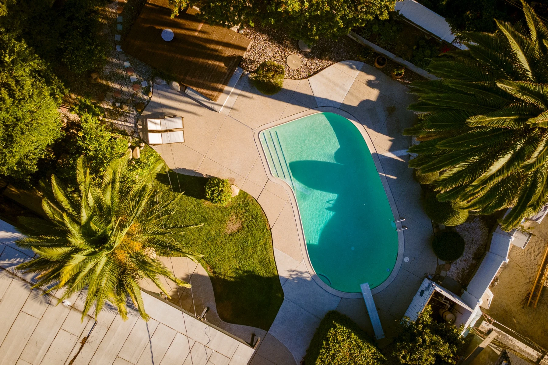 A private pool, surrounded by your own garden.